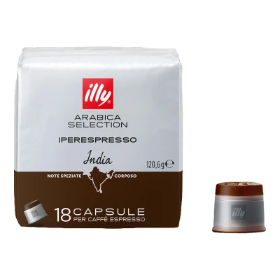 Image de 3,00 de remise illy Iperespresso Arabica Selection India 1 pièce 130 g