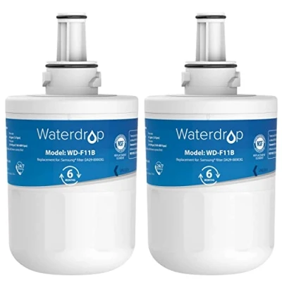 Afbeelding van Waterdrop DA29 00003G koelkastwaterfilter, vervanging voor Samsung Aqua Pure Plus 00003B DA97 06317A DA61 00159A HAFCU1/XAA HAFIN2/EXP APP100 WF289, pakket kan variëren (2)
