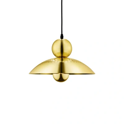 Afbeelding van Hanglamp gezocht, goudkleurig, ijzer, Ø 32 cm