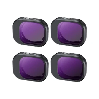 Afbeelding van K&amp;F Concept Mini 4 Pro ND Filters ND8, ND16, ND32, ND64 compatibel met DJI Pro, meerlaags HD optisch glas, aluminium versie