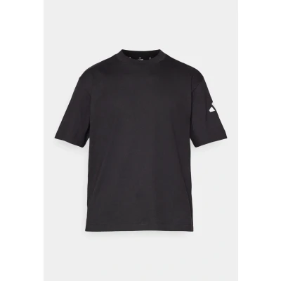 Afbeelding van adidas Sportswear Essentials Three BAR Tshirt basic, Heren, Maat: XS, Black/white