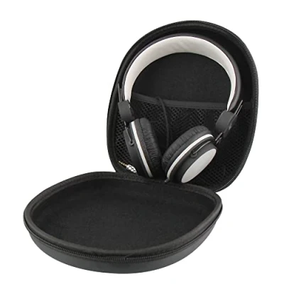Afbeelding van T&#039;nB Hoes voor stereo hoofdtelefoon, universeel, opslag, draagtas, beschermhoes, reishoes, binnenvak, gemakkelijk mee te nemen, zwart