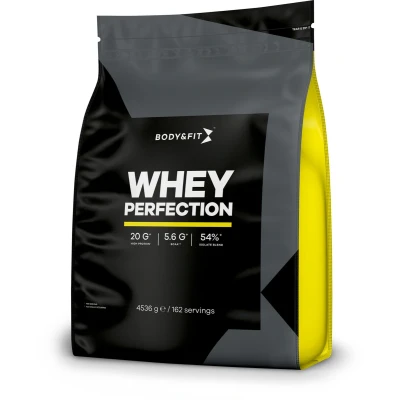 Afbeelding van Body &amp; Fit Whey Perfection Proteine Poeder / Protein Eiwitpoeder 4540 gram (162 shakes) Banaan