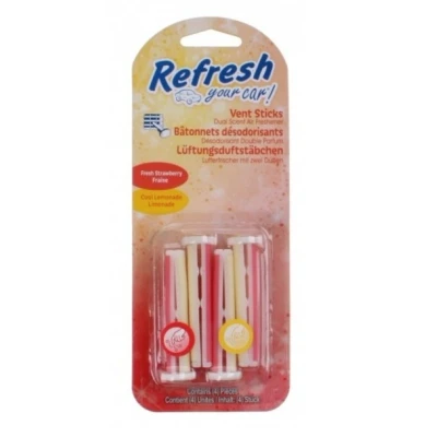 Afbeelding van Auto luchtverfrisser California Scents Vent Sticks Aardbei Citroen (2 pcs)