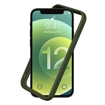 Afbeelding van RhinoShield CrashGuard NX Case Compatibel met [iPhone 12 Mini] Aanpasbare dunne bescherming Schokabsorptie [BPA vrij] Kaki Groen