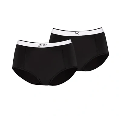 Image de PUMA High Rise Hipster Briefs Women (2 pack), Vêtements, Noir, XL
