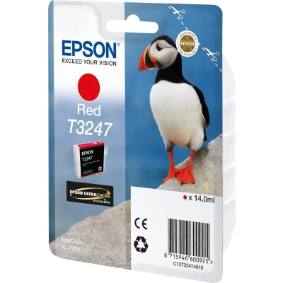 Afbeelding van Epson T3247 14ml Rood inktcartridge