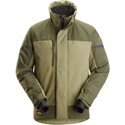 Afbeelding van Snickers 1106 AllroundWork, Isolerend jack Khaki Groen/Groen