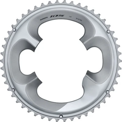 Afbeelding van Kettingblad 53T Shimano 105 FC R7000 zilver