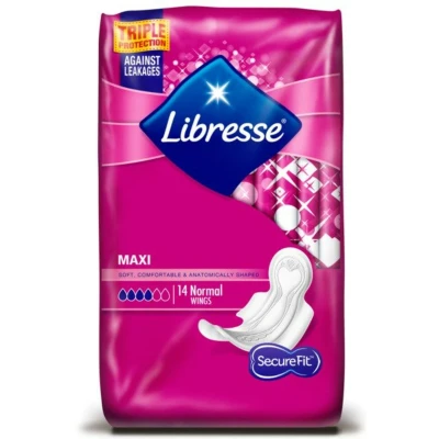 Afbeelding van Libresse Maandverband Maxi Normal Wing 14 stuks