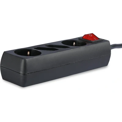 Afbeelding van V TAC VT 1117 2 Adapters &amp; stopcontacten Verlengstekkerdozen Schakelaar IP20 Zwart 1,5m Draad 4 Richtingen