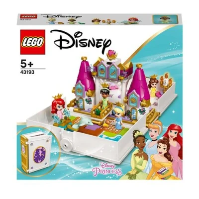 Image de LEGO® Disney 43193 Les Aventures d’Ariel, Belle, Cendrillon et Tiana dans un Livre de Conte