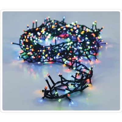 Afbeelding van Microcluster 1000 led 20m multicolor Timer Lichtfuncties Geheugen Buiten