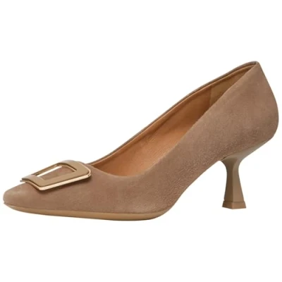 Afbeelding van Geox Giselda Klassieke pumps, Dames, Maat: 38, Mud Leer