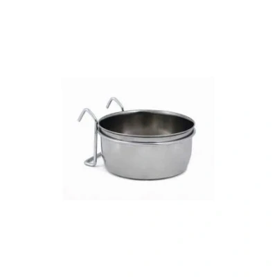 Afbeelding van Bz hondenvoerbak coopcup metaal met houder 7cm 200ml