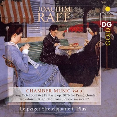 Afbeelding van Leipziger Streichquartett &quot;Plus&quot; Raff: Chamber Music Vol. 3 (CD) (World Premiere Recording)