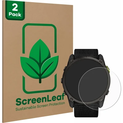 Afbeelding van ScreenLeaf Screenprotector voor Garmin Enduro 3 Duurzame schermbescherming Folie Beschermfolie transparant (2 Stuks)