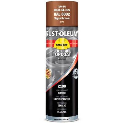 Afbeelding van Rust Oleum 2100 Hard Hat 500ml Spray RAL 8002 HG