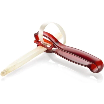 Afbeelding van Triangle Solingen Aspergeschiller Ergonomisch &amp; Vaatwasserbestendig Rood