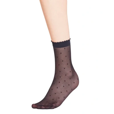 Afbeelding van Falke DOT 15 Denier Transparent MATT Sokken, Dames, Maat: 35 38, Blue