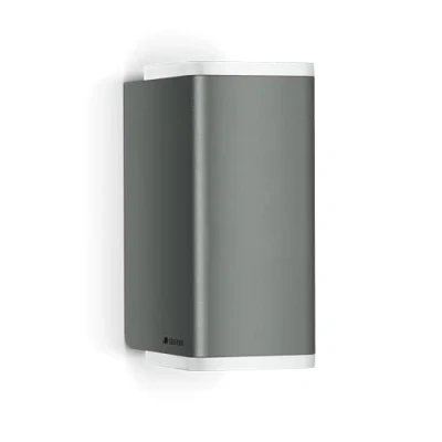 Afbeelding van Steinel wandlamp L 930 antraciet, up/downlight zonder sensor, 9,3 W LED buitenlamp, warm witte wandlamp, aluminium