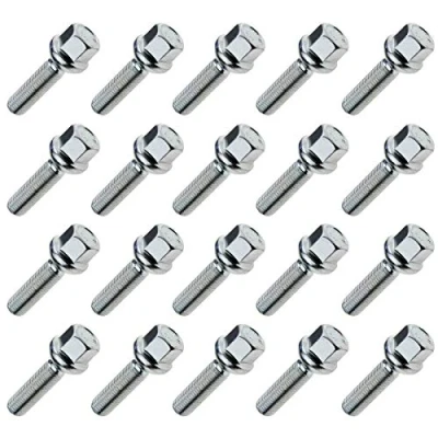 Afbeelding van 20 stuks wielbouten M12 x 1,5 SW17 40 mm lengte naar keuze