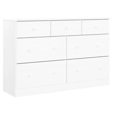 Image de vidaXL Commode ALTA blanc 112x35x73 cm bois massif de pin353920