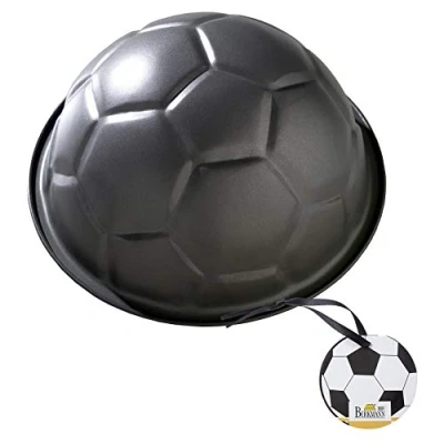Afbeelding van Birkmann 212220 Voetbalbakvorm, anti aanbaklaag, 22,5 x 11,5 cm, ca. 2500 ml
