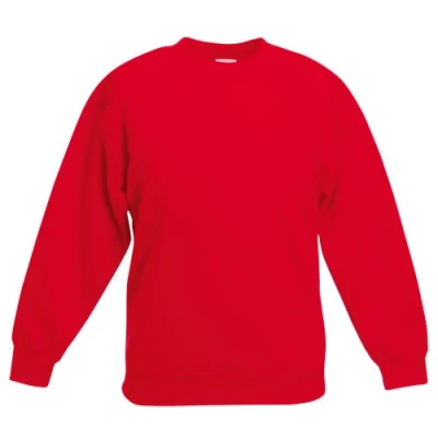 Afbeelding van Fruit of the Loom Klassieke uniseks sweatshirt voor kinderen, Rood