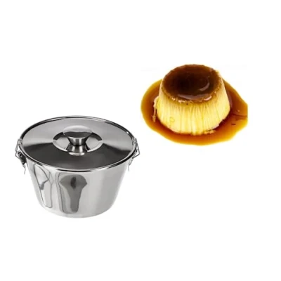 Afbeelding van Ibili 651618 Puddingvorm met deksel, 18 cm, zilverkleurig