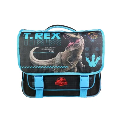 Afbeelding van Jurassic park schooltas boeketas 38 cm zwart
