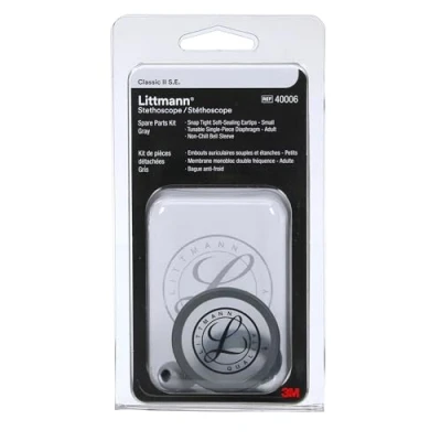 Afbeelding van 3M Littmann Stethoscoop reserveonderdelenset, Classic Ii S, E, grijs, 40006, set