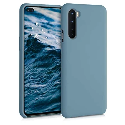 Afbeelding van kwmobile telefoonhoesje geschikt voor OnePlus Nord Hoesje met siliconen coating Smartphone case in antieksteen
