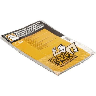 Afbeelding van Envelop CleverPack akte C5 165x220mm zelfkl. transp. 50stuks