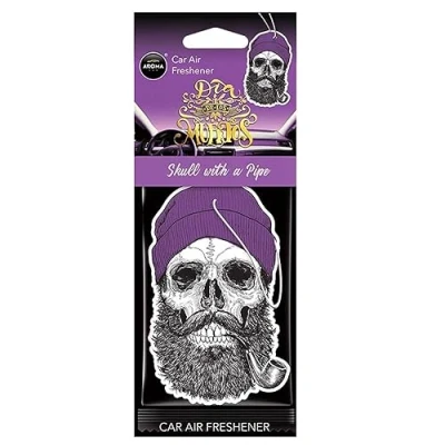 Afbeelding van Aroma Car Luchtverfrisser Skull with a pipe