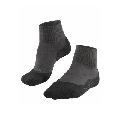Afbeelding van Falke TK2 Wool Short Wandelsok Dames Donkergrijs Maat 41/42