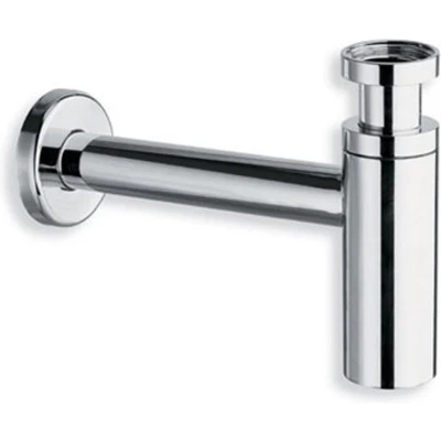 Afbeelding van Designbekersifon 5/4 rond met muurbuis en rozet