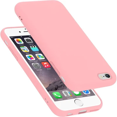 Afbeelding van Cadorabo Hoesje geschikt voor Apple iPhone 6 PLUS / 6S in LIQUID ROZE Beschermhoes gemaakt van flexibel TPU silicone Case Cover