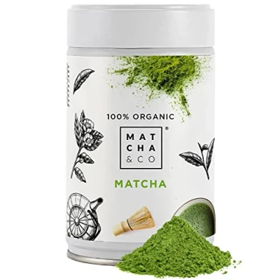 Image de Matcha &amp; CO Thé Biologique 80g [Qualité Cérémonielle] Poudre de Vert du Japon 100% Naturel