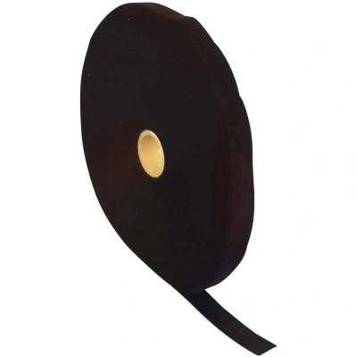 Afbeelding van FASTECH® T0601599991125 Klittenband Om te bundelen Haak en lusdeel (l x b) 25000 mm 15 Zwart 25 m