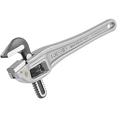 Image de RIDGID 31120 pince à tubes angle droit en aluminium 350 mm 14&quot;, capacité du tube 50 2&quot;