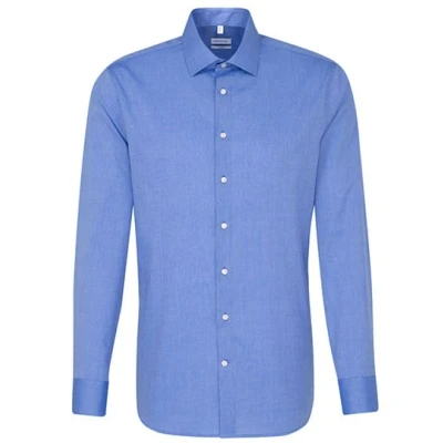 Afbeelding van Seidensticker Tailored FIT Zakelijk overhemd, Heren, Maat: 37, Blau