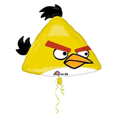 Afbeelding van Qualatex Folie Super Shape Angry Bird Geel