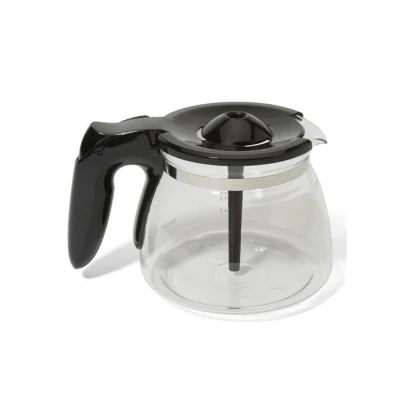 Afbeelding van Carafe en verre Philips 996510073463 cafetière CP9937/01 koffiekan zwart aroma swirl