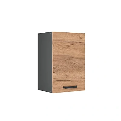 Afbeelding van Vicco Hangkast R Line, Krachtige eik goud/Antraciet, 40 cm