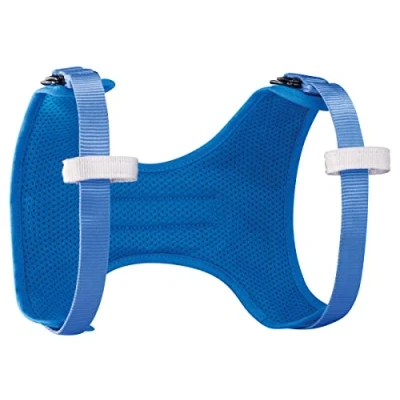Afbeelding van Klimgordels : Petzl Body Zeer Comfortabele Kinderborstgordel blauw