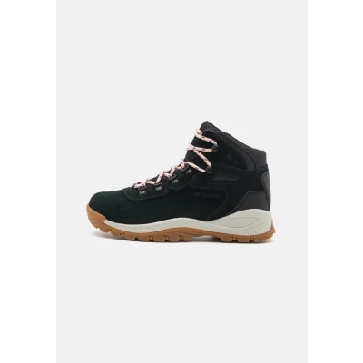 Afbeelding van Columbia Newton Ridge PLUS Waterproof Amped Outdoorschoenen, Dames, Maat: 39.5, Black/blush rose Leer/ synthetisch