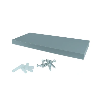 Afbeelding van Wovar Zwevende Wandplank 80 x 24 cm Grijs Per Stuk