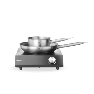 Afbeelding van Hendi Set: Inductie kookplaat 3500W + steelpan koekenpan