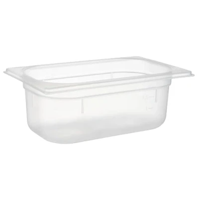 Afbeelding van APS 82130 GN 1/4 container van polypropyleen met literindeling 26, 5 x 16, 2 10 cm, 2,5 liter
